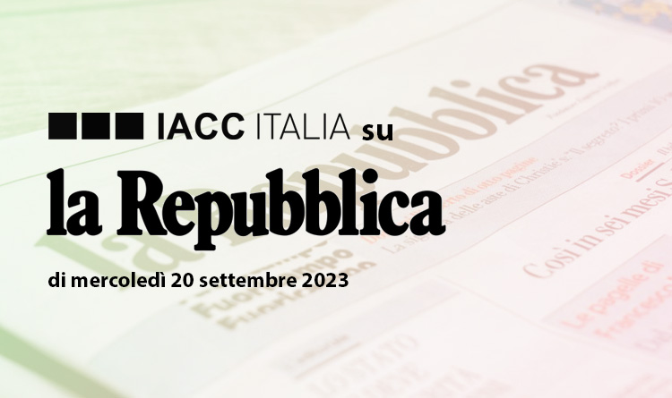 La Repubblica dedica un articolo a IACC Italia